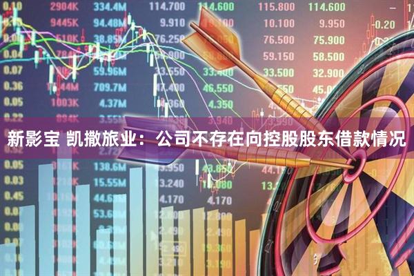 新影宝 凯撒旅业：公司不存在向控股股东借款情况